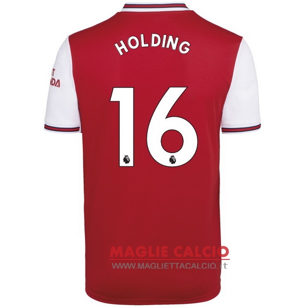 nuova maglietta arsenal 2019-2020 holding 16 prima