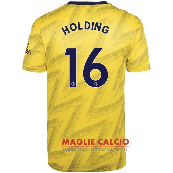 nuova maglietta arsenal 2019-2020 holding 16 seconda