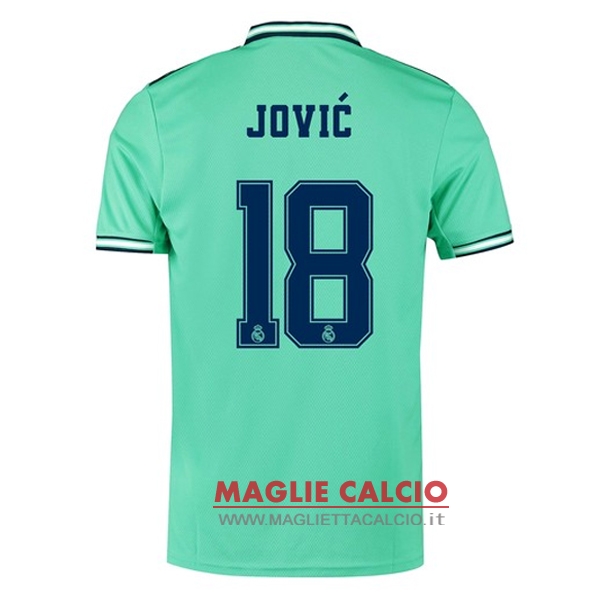 nuova maglietta real madrid 2019-2020 jovic 18 terza
