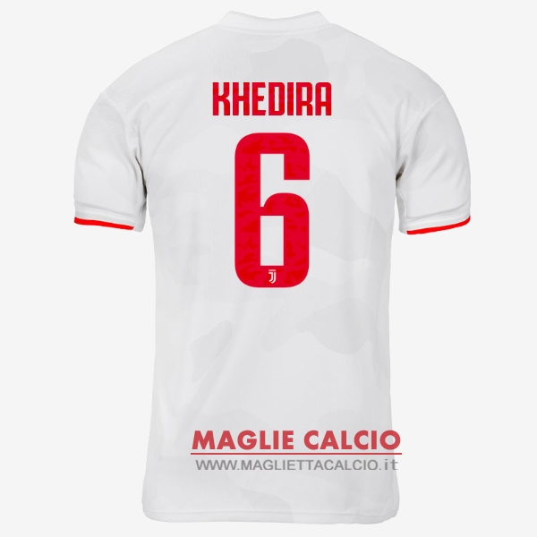 nuova maglietta juventus 2019-2020 khedira 6 seconda