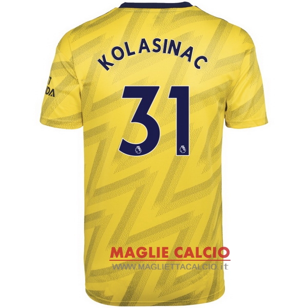 nuova maglietta arsenal 2019-2020 kolasinac 31 seconda
