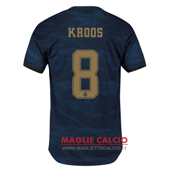 nuova maglietta real madrid 2019-2020 kroos 8 seconda