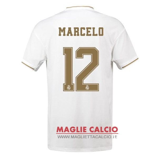 nuova maglietta real madrid 2019-2020 marcelo 12 prima