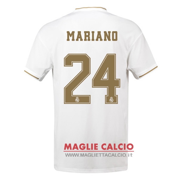 nuova maglietta real madrid 2019-2020 mariano 24 prima
