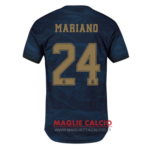 nuova maglietta real madrid 2019-2020 mariano 24 seconda