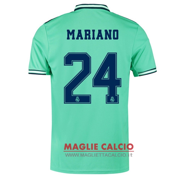nuova maglietta real madrid 2019-2020 mariano 24 terza