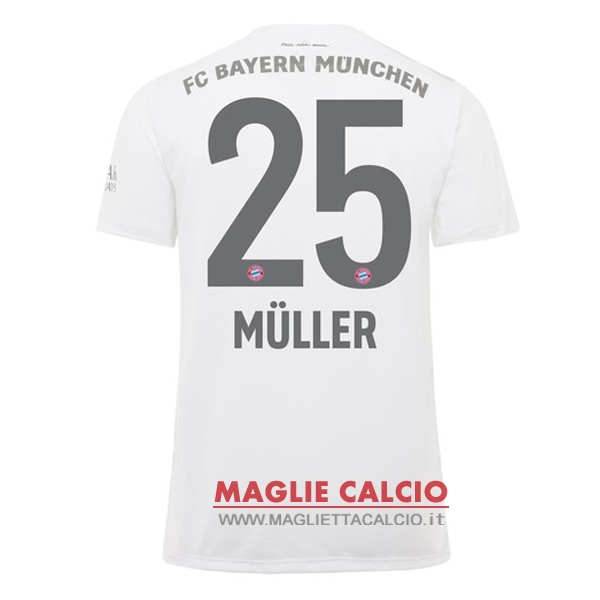 nuova maglietta bayern munich 2019-2020 muller 25 seconda