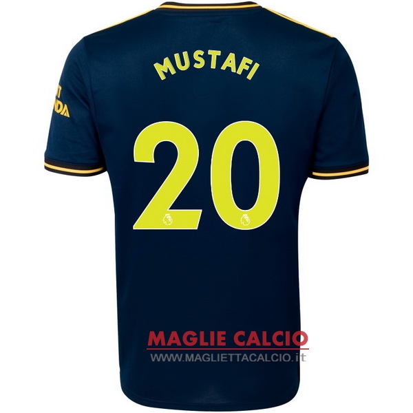 nuova maglietta arsenal 2019-2020 mustafi 20 terza