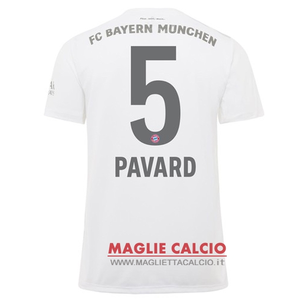 nuova maglietta bayern munich 2019-2020 pavard 5 seconda