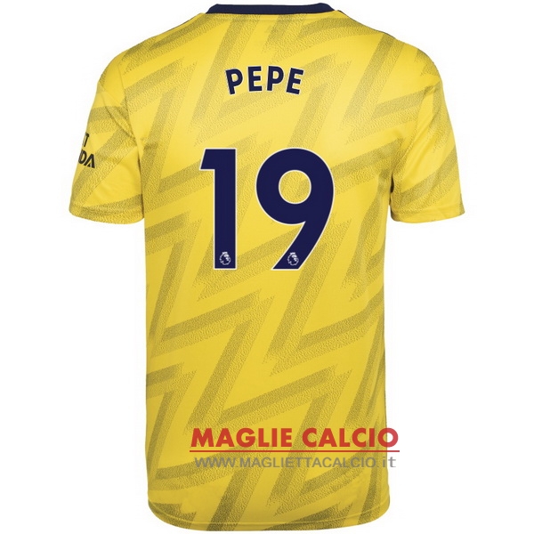 nuova maglietta arsenal 2019-2020 pepe 19 seconda