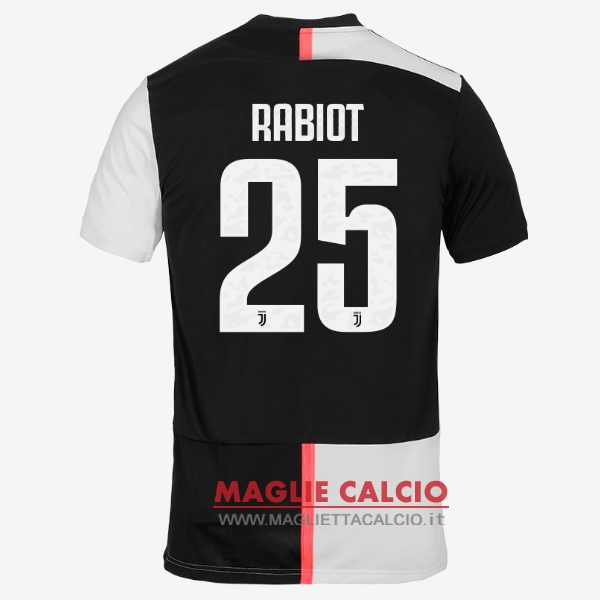 nuova maglietta juventus 2019-2020 rabiot 25 prima