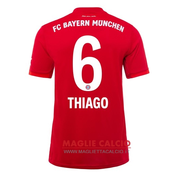 nuova maglietta bayern munich 2019-2020 thiago 6 prima