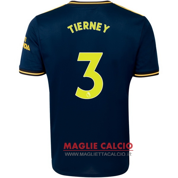 nuova maglietta arsenal 2019-2020 tierney 3 terza