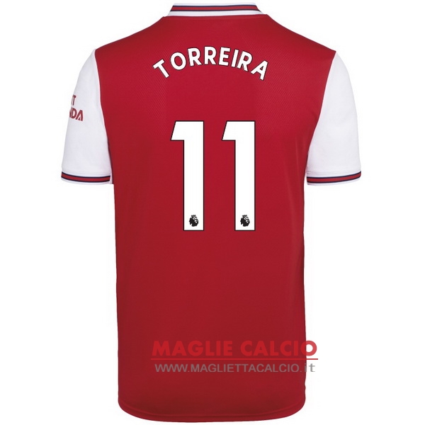 nuova maglietta arsenal 2019-2020 torreira 11 prima