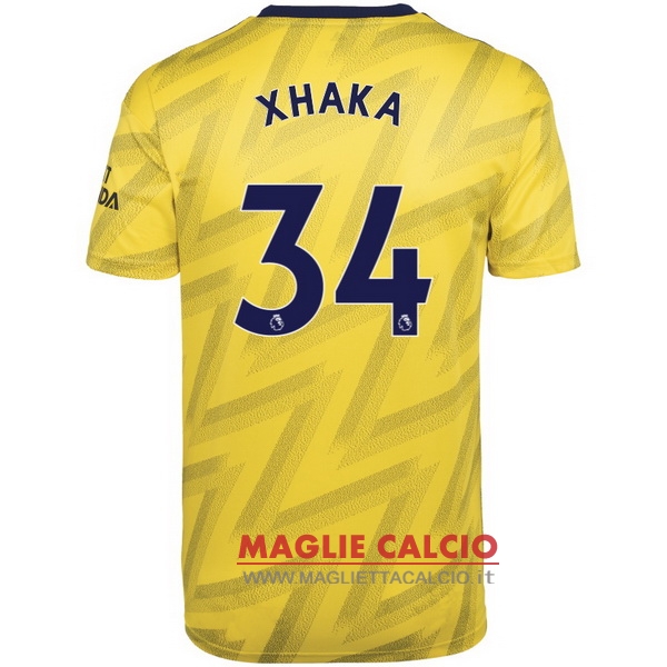 nuova maglietta arsenal 2019-2020 xhaka 34 seconda