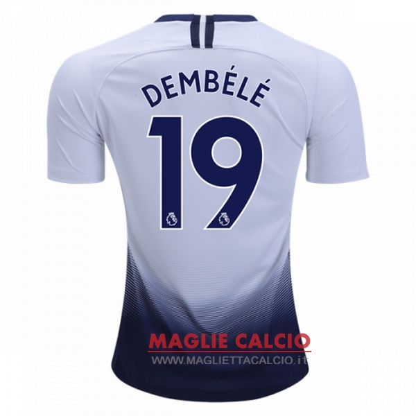 nuova maglietta tottenham hotspur 2018-2019 dembele 19 prima