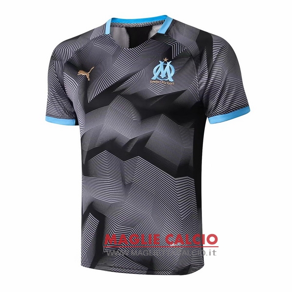 nuova magliette marseille formazione 2018-2019 grigio blu