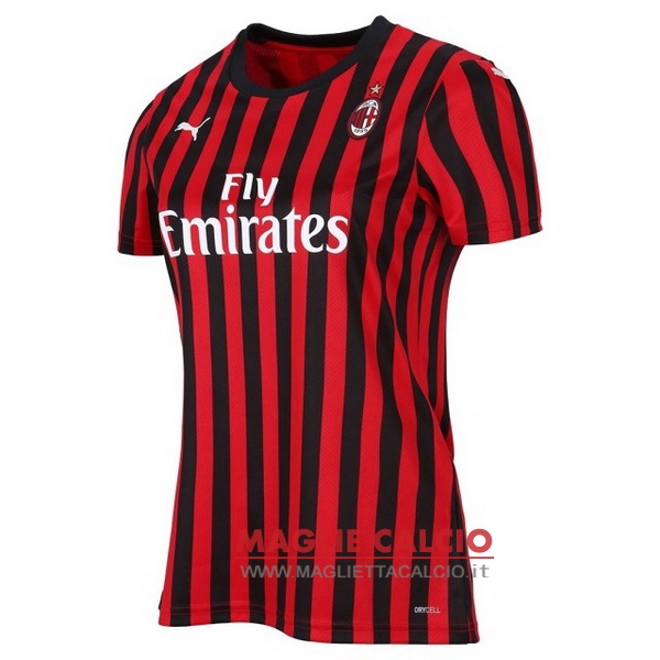 nuova prima magliette ac milan donna 2019-2020