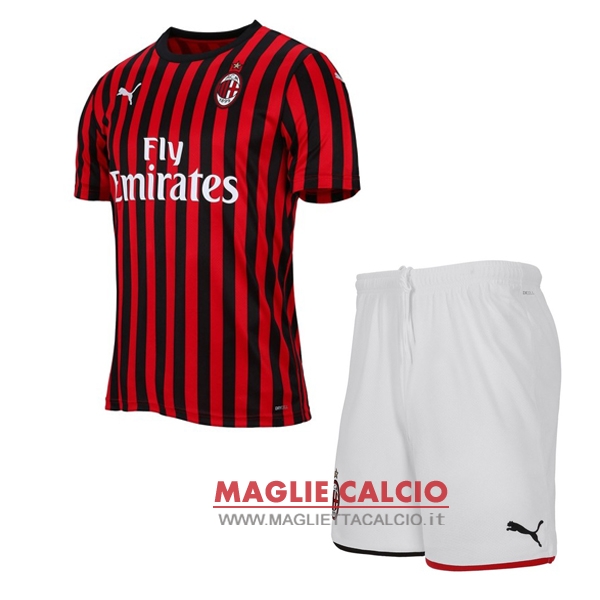 nuova prima magliette ac milan bambino 2019-2020