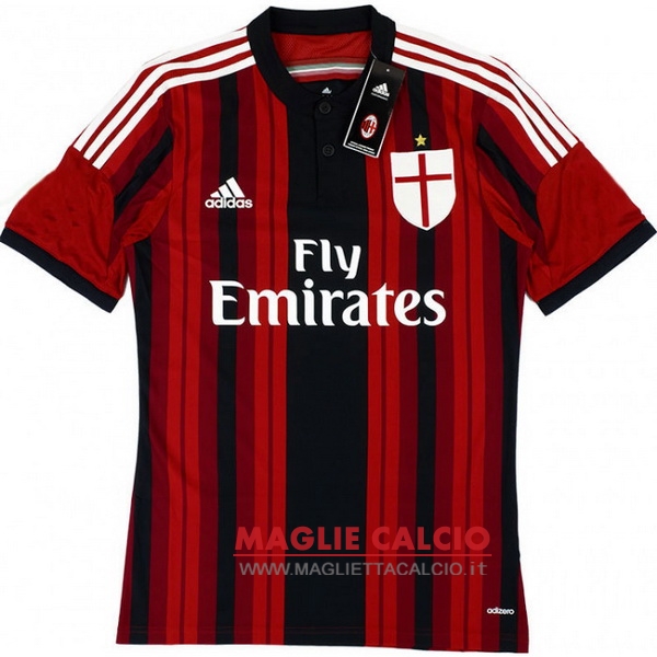 nuova prima magliette ac milan retro 2014-2015