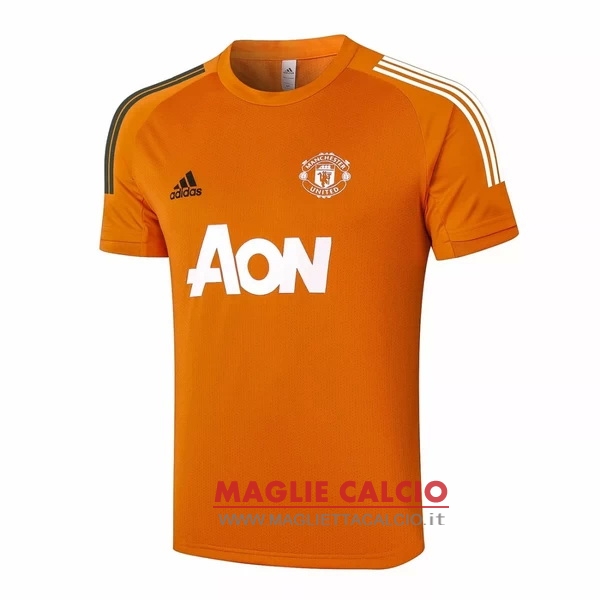 nuova formazione divisione magliette manchester united 2020-2021 arancione
