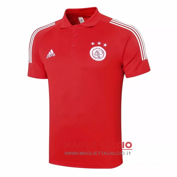 ajax rosso magliette polo nuova 2020-2021