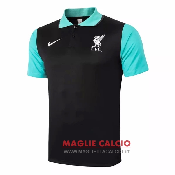 liverpool nero verde magliette polo nuova 2020-2021