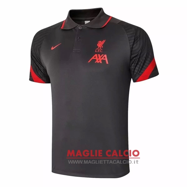 liverpool nero rosso magliette polo nuova 2020-2021