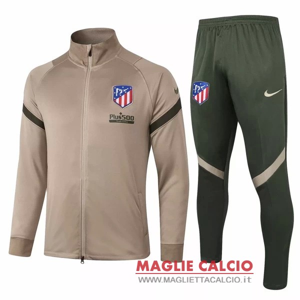 nuova atletico madrid insieme completo marrone giacca 2020-2021