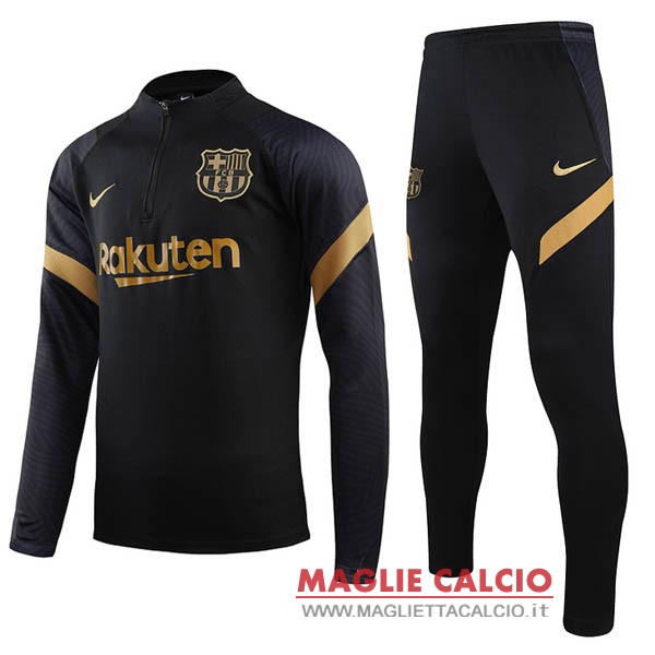 nuova barcelona set completo nero giallo giacca 2020-2021
