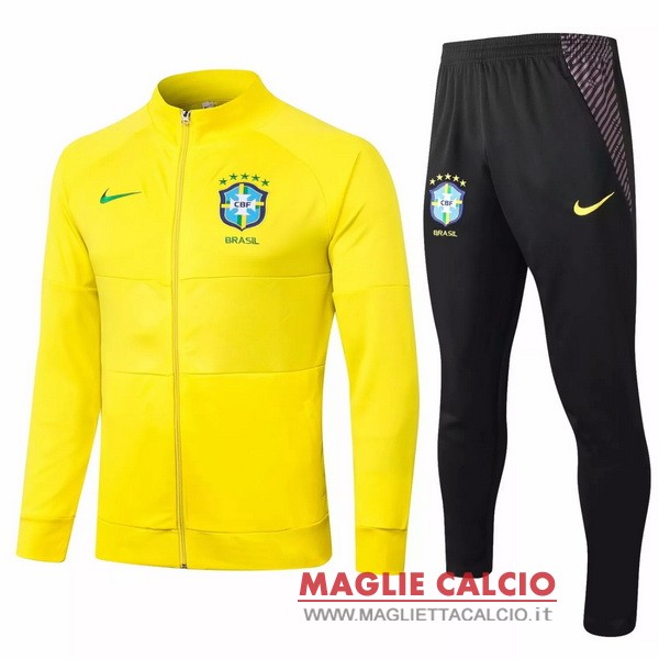 nuova brasil insieme completo giallo nero giacca 2020