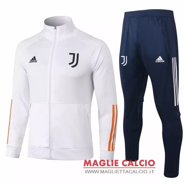 nuova juventus set completo bianco nero giacca 2020-2021