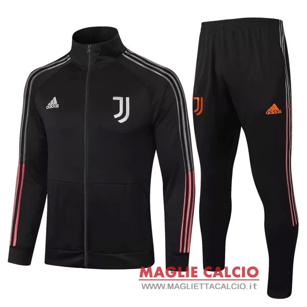 nuova juventus set completo nero rosso bianco giacca 2020-2021