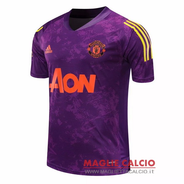 nuova formazione divisione magliette manchester united 2020-2021 purpureo