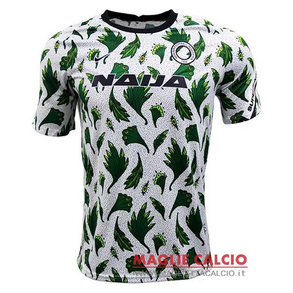 nuova formazione divisione magliette nigeria 2020 verde bianco