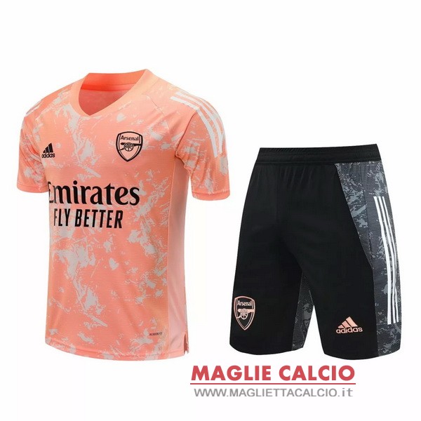 nuova formazione insieme completo divisione magliette arsenal 2020-2021 rosa