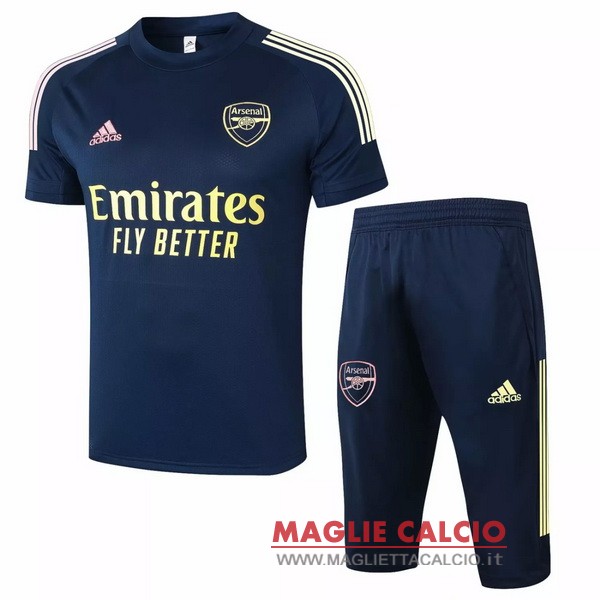 nuova formazione insieme completo divisione magliette arsenal 2020-2021 blu