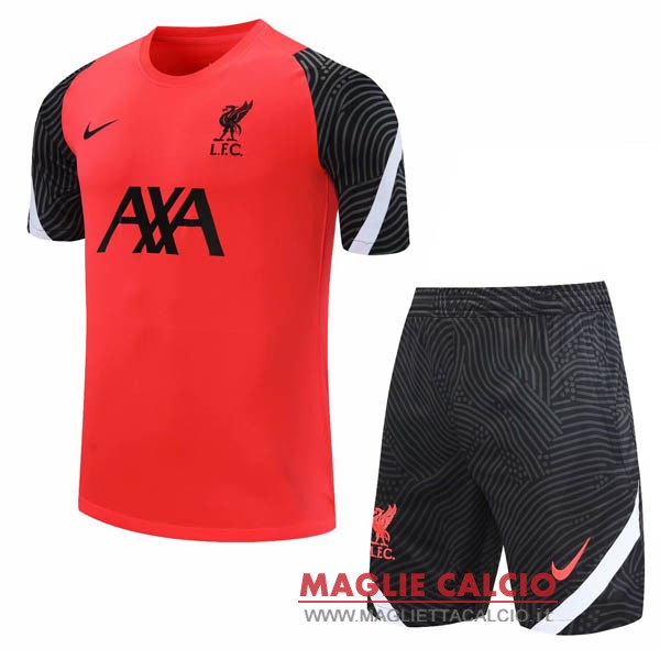 nuova formazione insieme completo divisione magliette liverpool 2020-2021 rosso nero