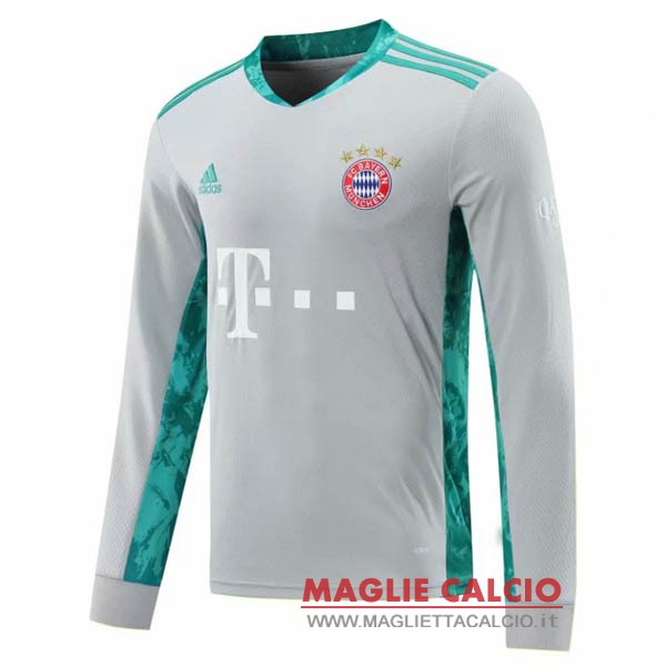 nuova magliette manica lunga portiere bayern munich 2020-2021 grigio