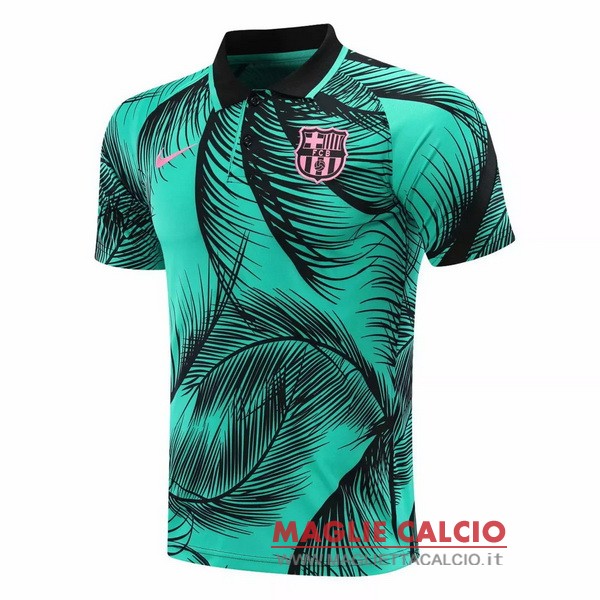 barcelona verde nero magliette polo nuova 2020-2021