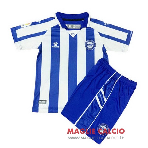 nuova prima magliette deportivo alaves set completo bambino 2020-2021