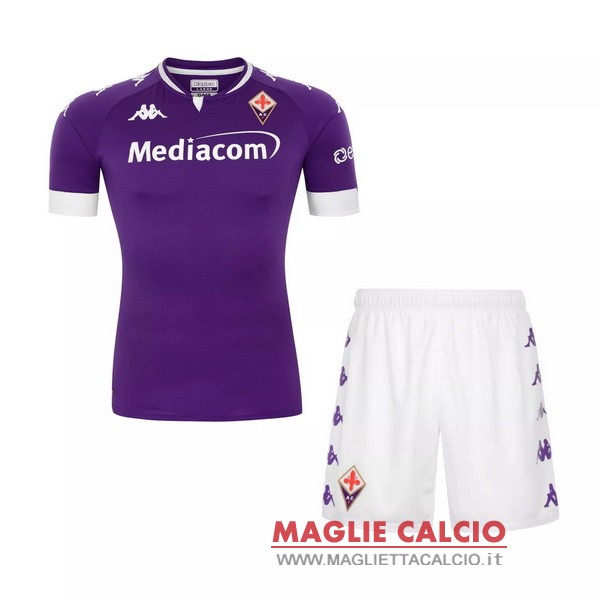 nuova prima maglietta fiorentina set completo bambino 2020-2021