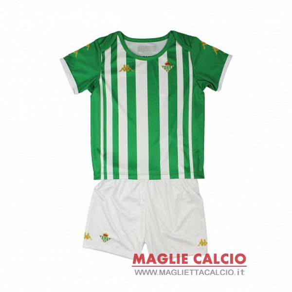 nuova prima maglietta set completo real betis bambino 2020-2021