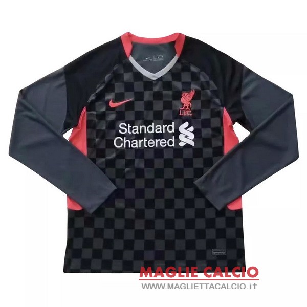 nuova terza divisione magliette manica lunga liverpool 2020-2021