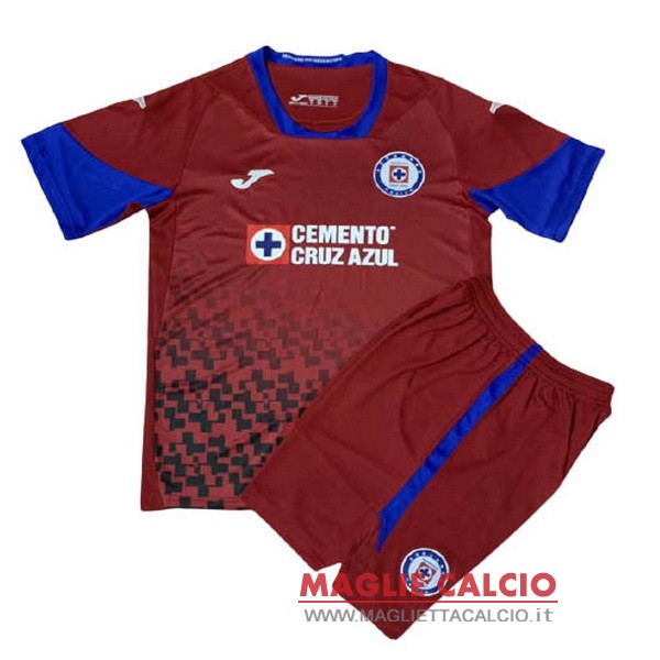 nuova terza magliette cruz azul set completo bambino 2020-2021