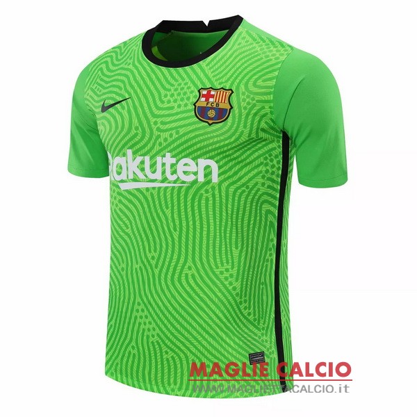 nuova portiere divisione magliette barcelona 2020-2021 verde