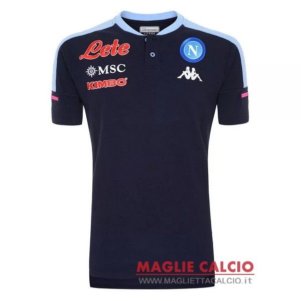 napoli blu magliette polo nuova 2020-2021