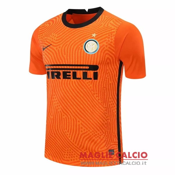 nuova portiere divisione magliette inter milan 2020-2021 arancione