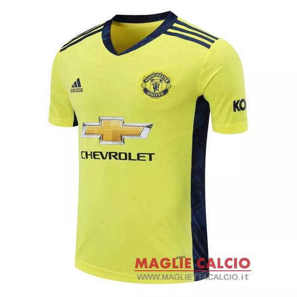 nuova seconda portiere divisione magliette manchester united 2020-2021