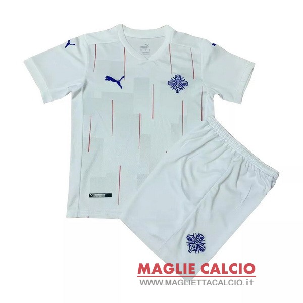 seconda magliette set completo bambino islanda 2020